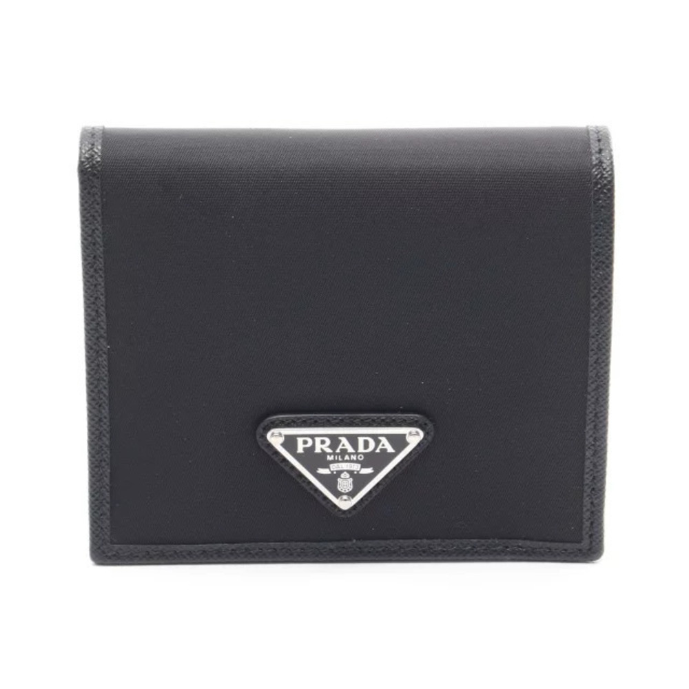 Prada Billfold Wallet Leather Black